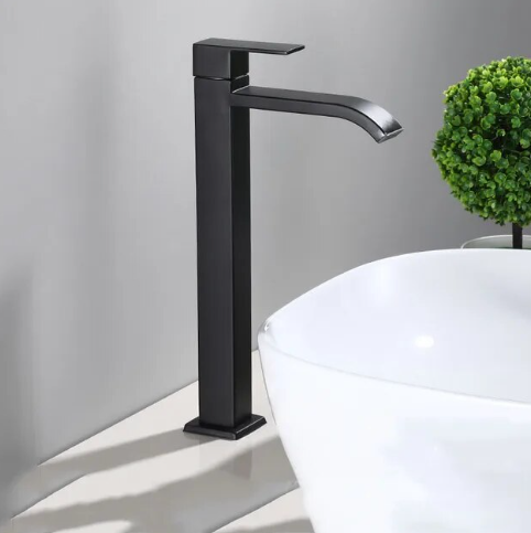 Raccords d'eau froide noir mat pour lavabo Contrôle facile du débit pour particuliers | Lersk
