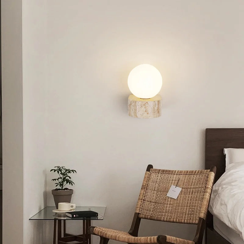 KairoNook Japanese LED Wall Sconce for Modern Bedroom | Lersk