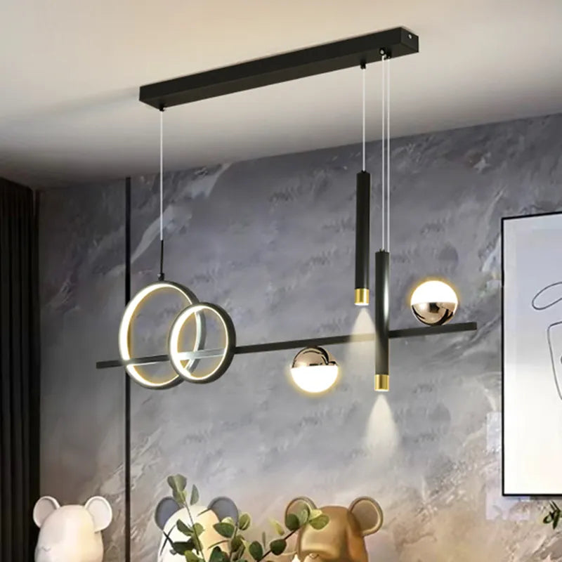 Minimalistická závěsná LED svítidla NovaLume s dálkovým ovládáním | Lersk