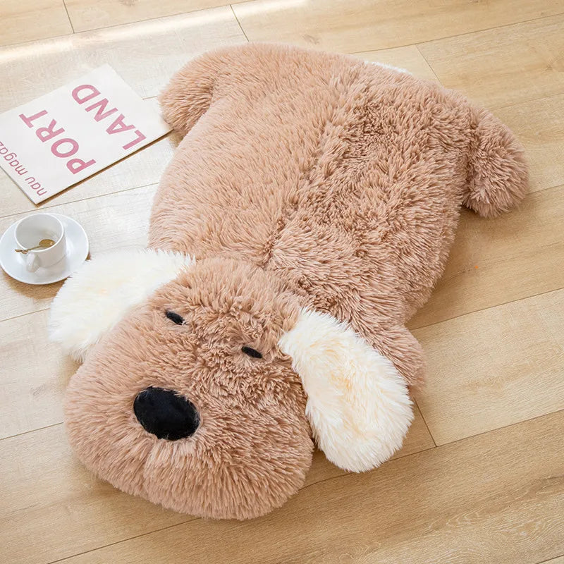 Ekstra blød, stor hundeplush-loungerpude til hyggelig hjemmeindretning og afslapning, daglig komfort | Lersk
