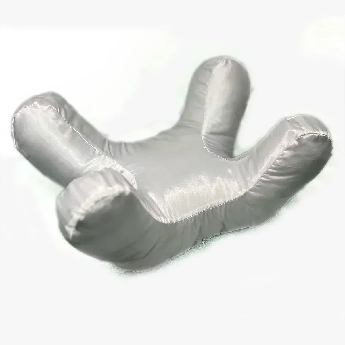 SylvaDream Face Pillow With Lux Satin Cover For Four Sleeping Positions