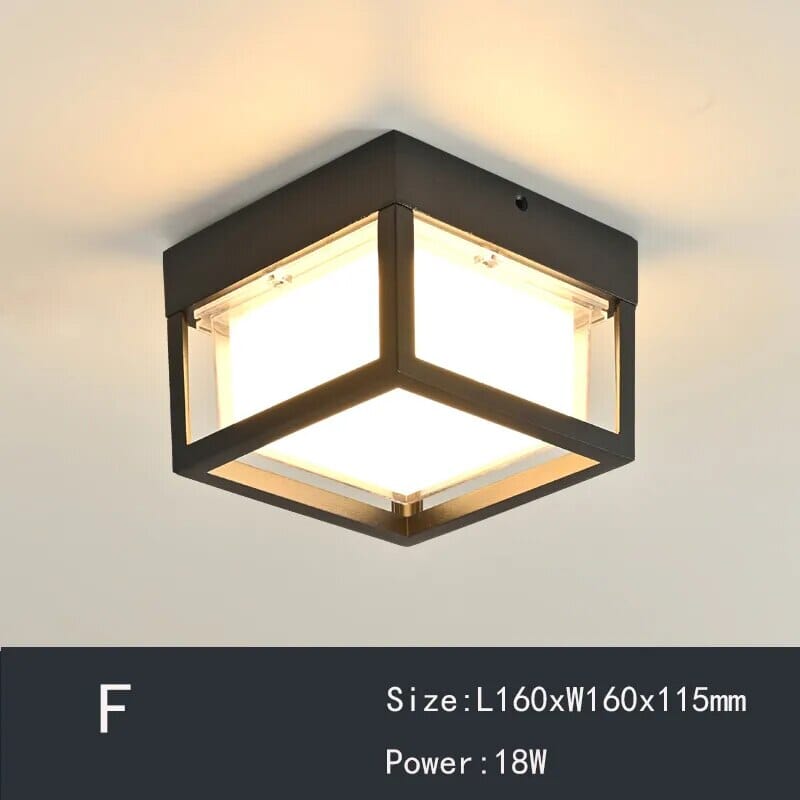 Retro Geometric Ceiling Lights for Hallway | Lersk
