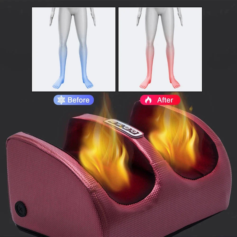 Deep Tissue Shiatsu Foot Massager – Heated Kneading for Instant Relief | Lersk