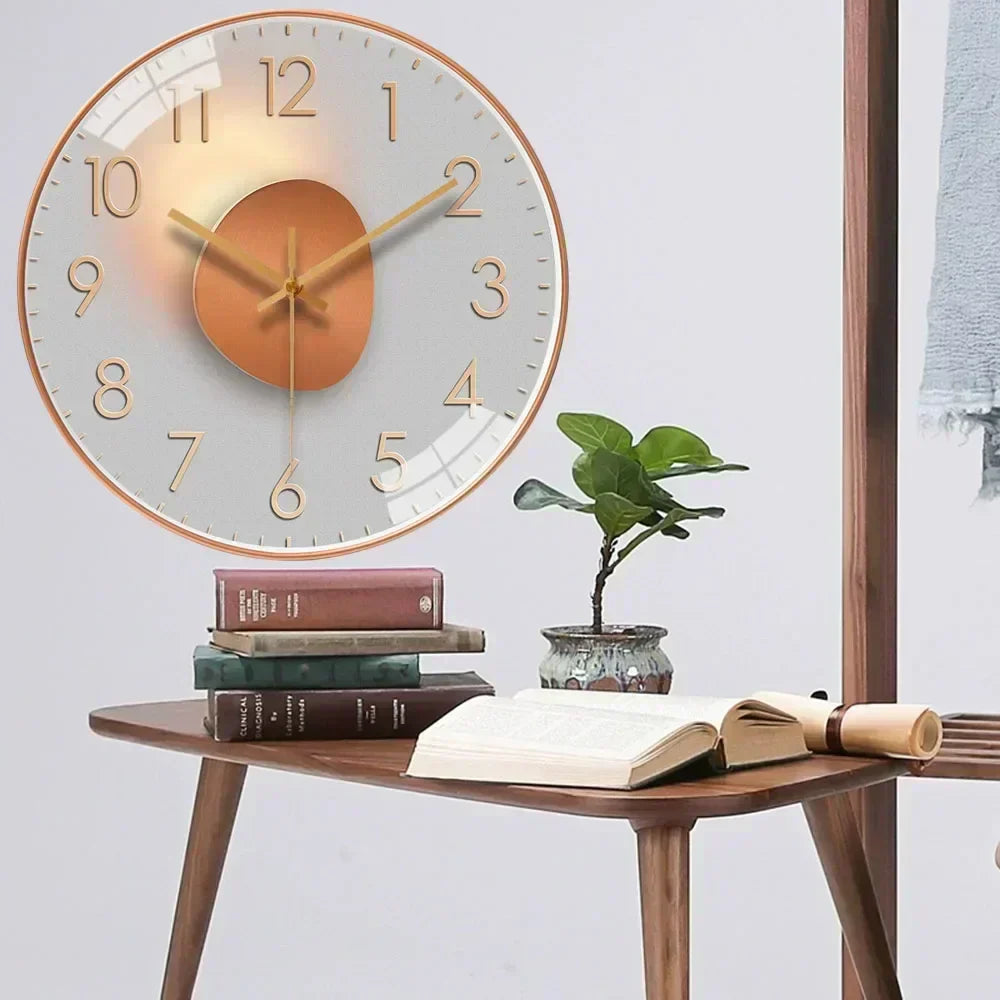 Orologio da Parete Silenzioso Classico Avelon per Camera da Letto e Ufficio | Lersk