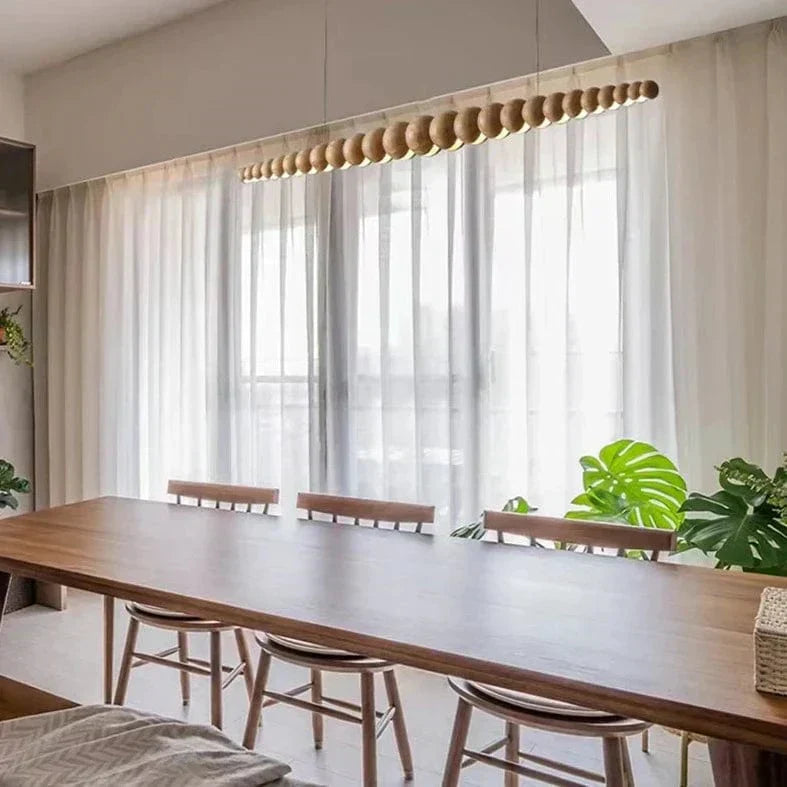 Arborcrest Wood Bead Chandelier | Lersk