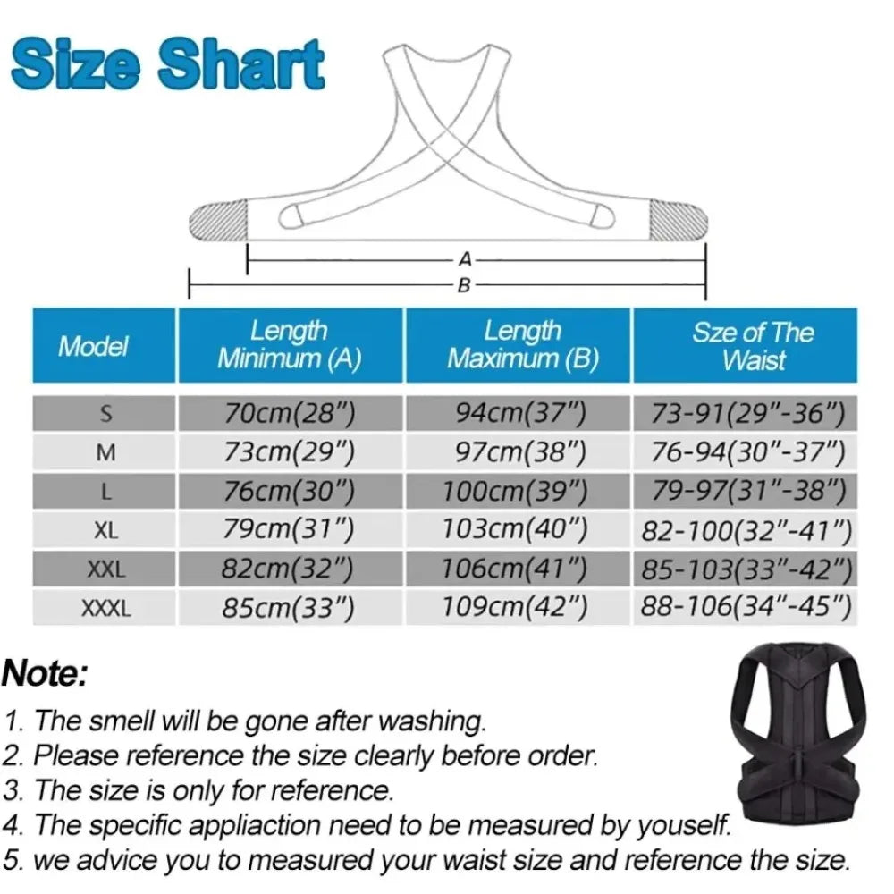 Breathable Adjustable Back Brace Posture Corrector For Lumbar Support Men Women Kids | Lersk