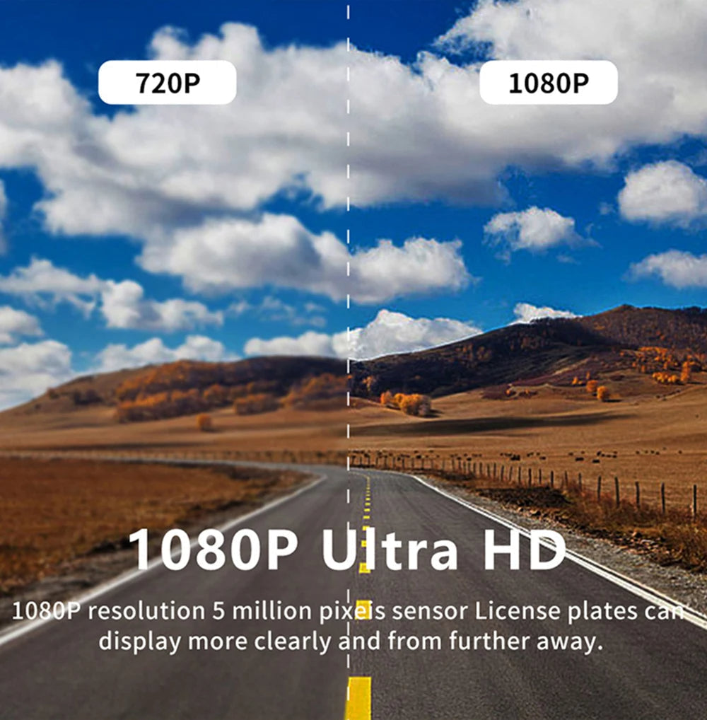 NovaSight DuoCam 1080P Dash Cam Front Interior View | Lersk