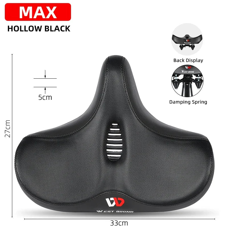 SummitRide Wide Ergonomic Saddle for MTB and City Bikes | Lersk
