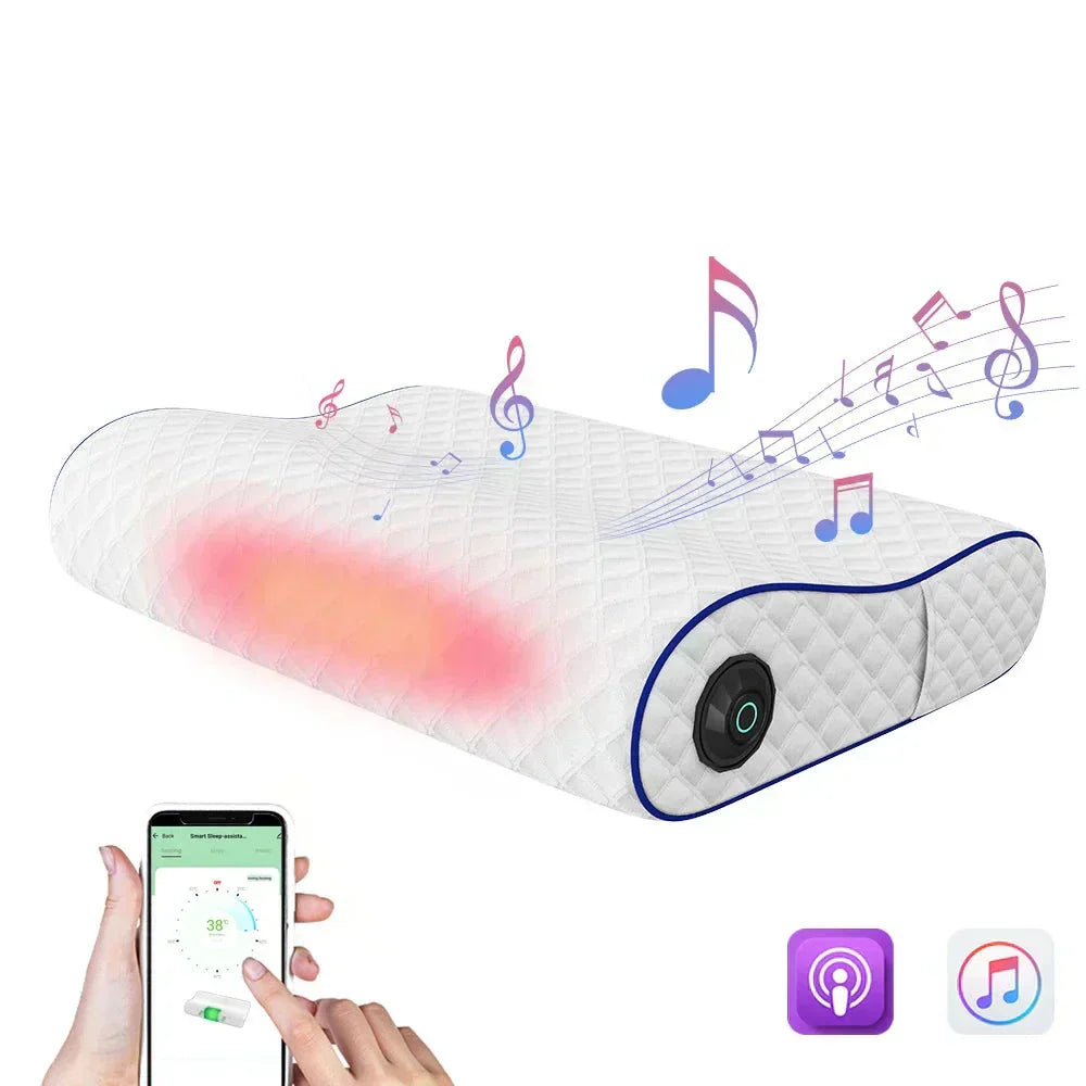 Vellora Premium Memory Foam Pillow with Integrated Speaker | Lersk