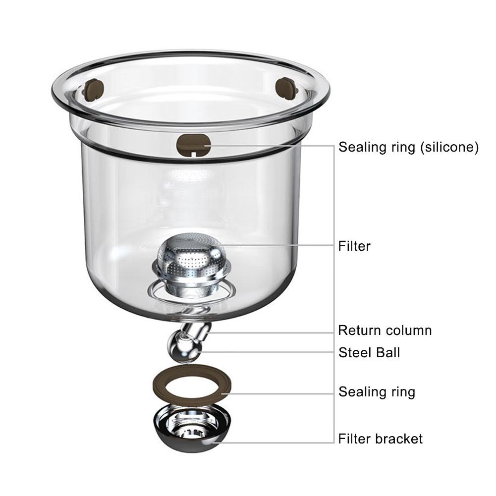 LumiGlass Teapot With Magnetic Filter And Wooden Handle | Lersk