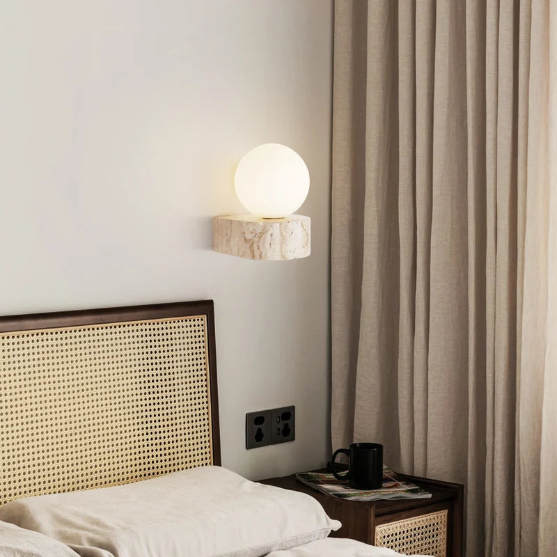 KairoNook Japanese LED Wall Sconce for Modern Bedroom | Lersk