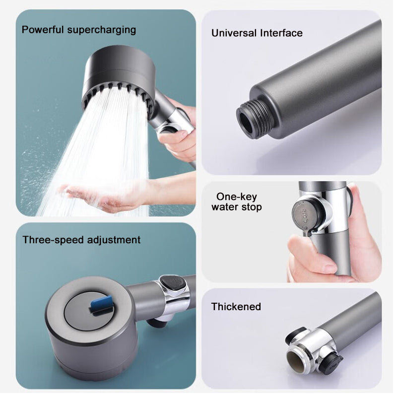 FluxFlow Showerhead Pro 200% Stronger Water Pressure | Lersk