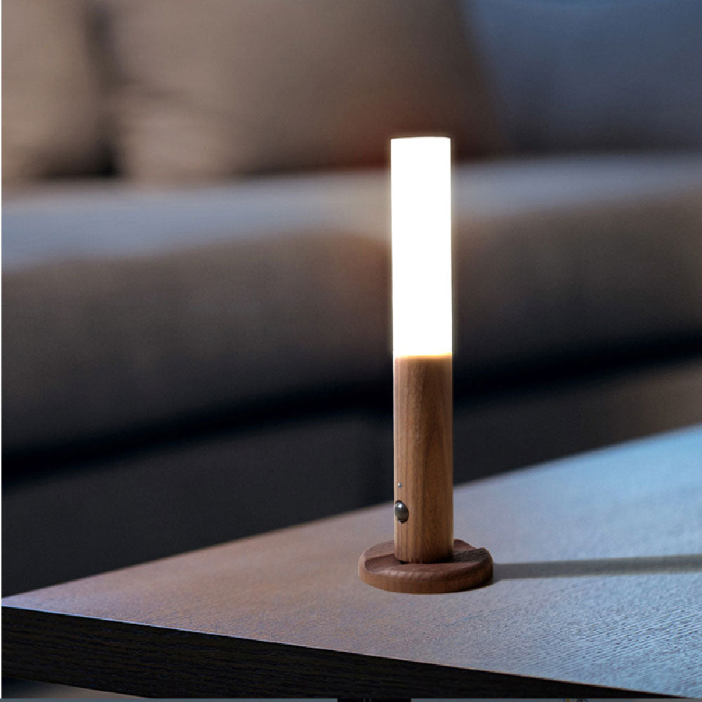 Dobíjecí LED nástěnná lampa USB s magnetickým pohybovým senzorem pro ložnici a domov | Lersk