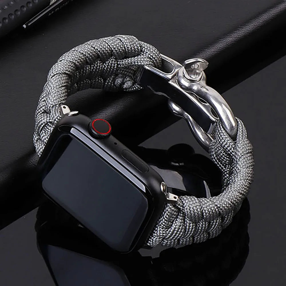 RidgeLine Adjustable Nylon-Braided Apple Watch Band | Lersk