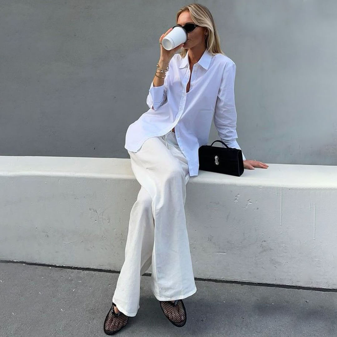 Ballerine traspiranti in pelle vegana | Lersk