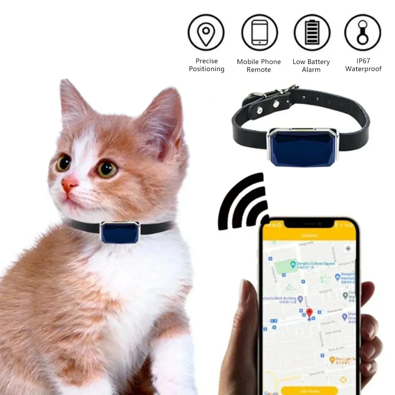 جهاز تتبع GPS صغير LumaTrace للموقع العالمي في الوقت الحقيقي | Lersk