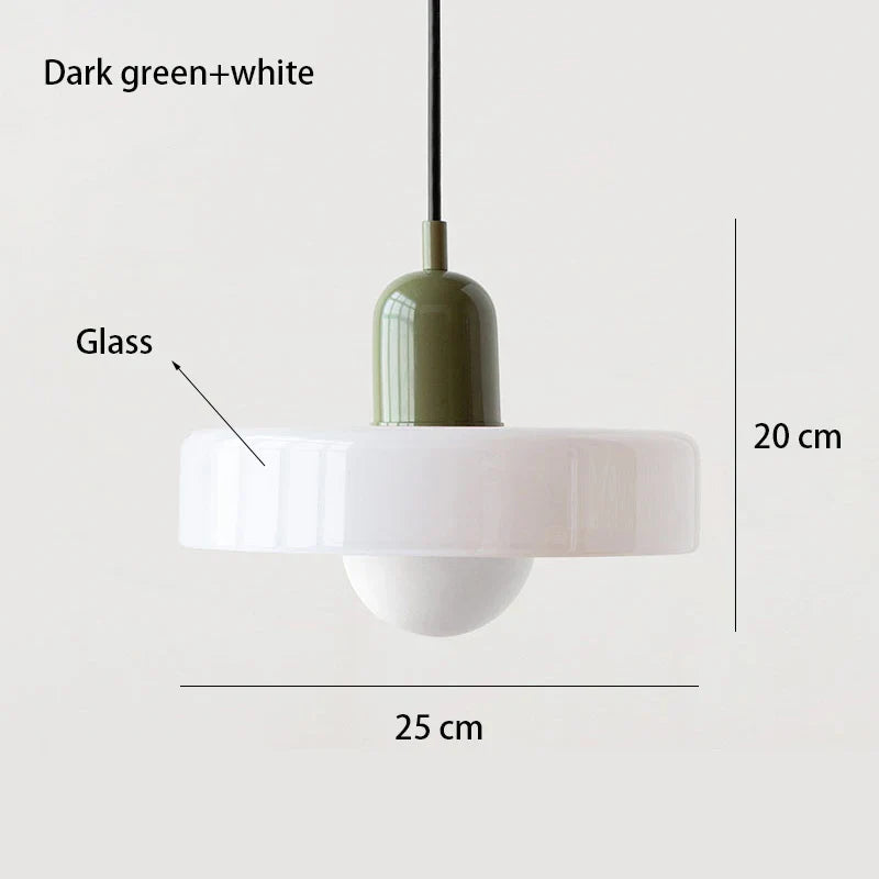 Nordic Retro Glass Chandelier Adjustable Height Dining Room | Lersk