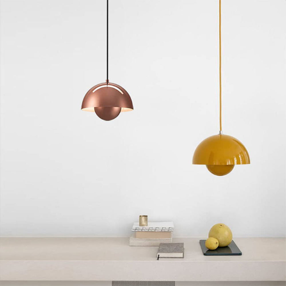 Lustre semi-circulaire couleur vibrante pour salons | Lersk