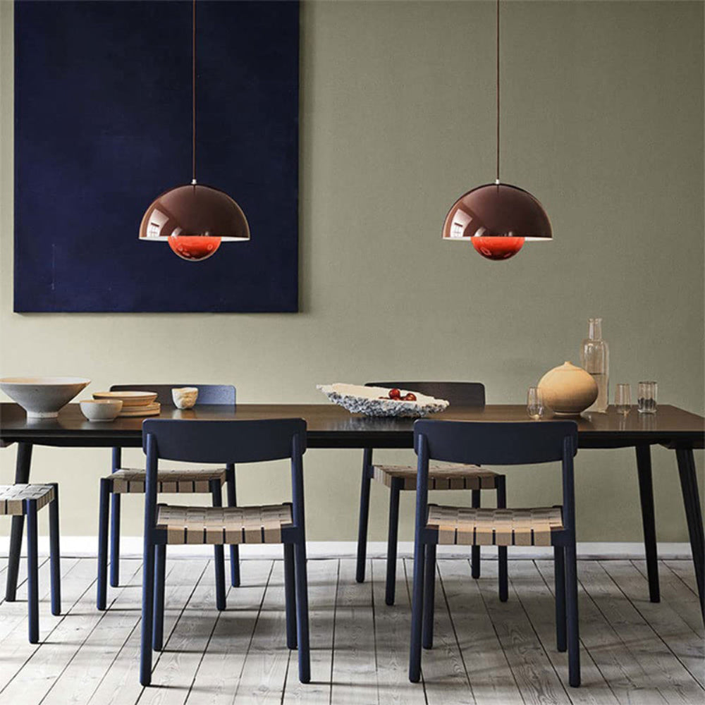 Lustre semi-circulaire couleur vibrante pour salons | Lersk