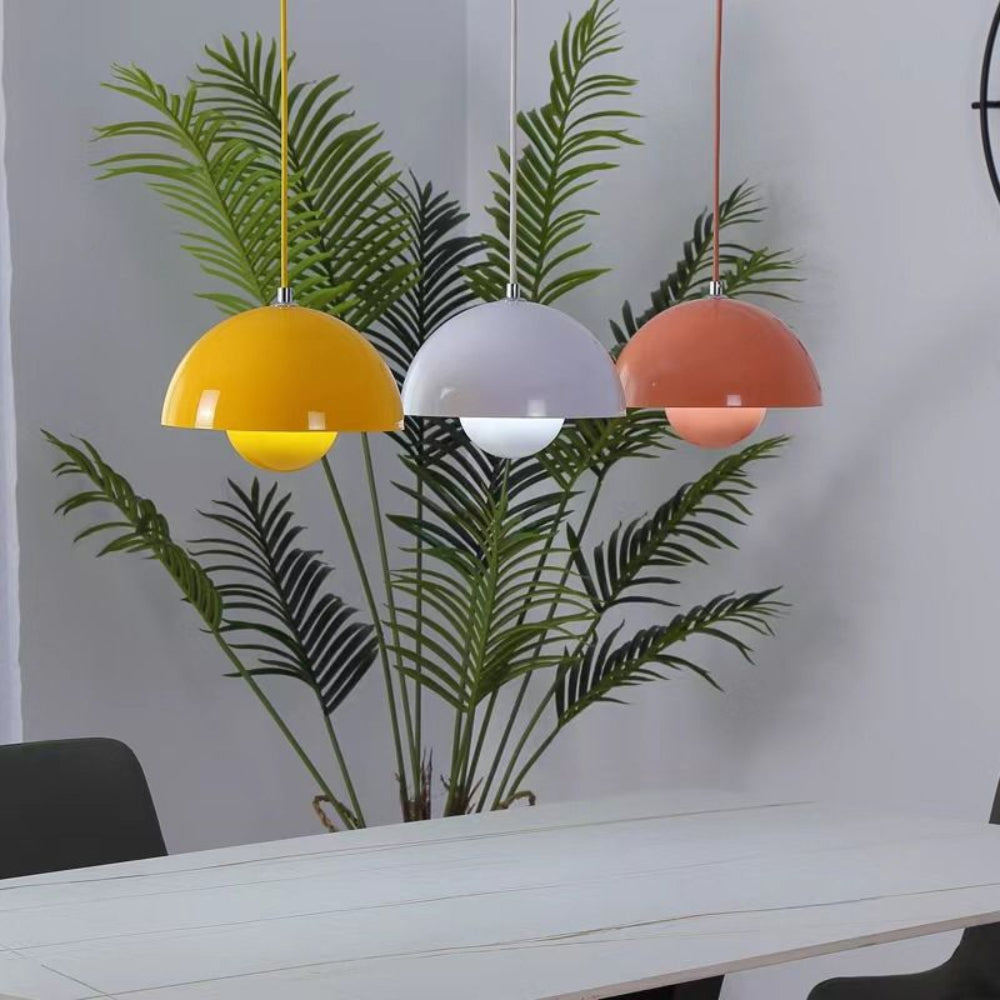 Lustre semi-circulaire couleur vibrante pour salons | Lersk