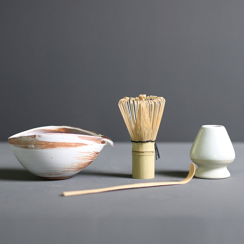 Miyano Keramisk Matcha Tesæt Minimalistisk Japansk Stil til Daglig Brug