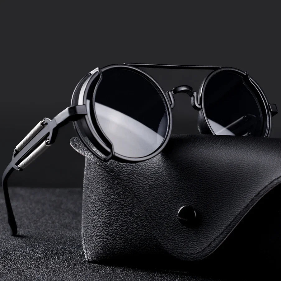 Lunettes de soleil vintage punk NovaRix avec verres miroir classiques | Lersk