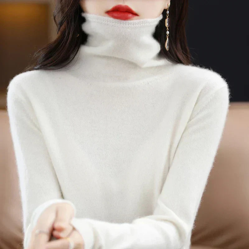 100% wool - Orenda Cozy Premium Merino Wool Women's Pullover Sweater | Lersk