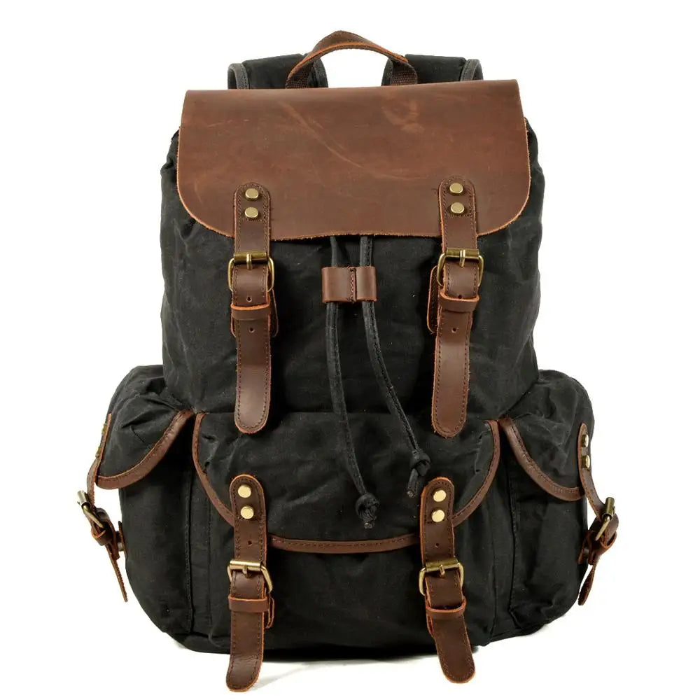 Ridgeway Canvas & Leather Backpack | Lersk