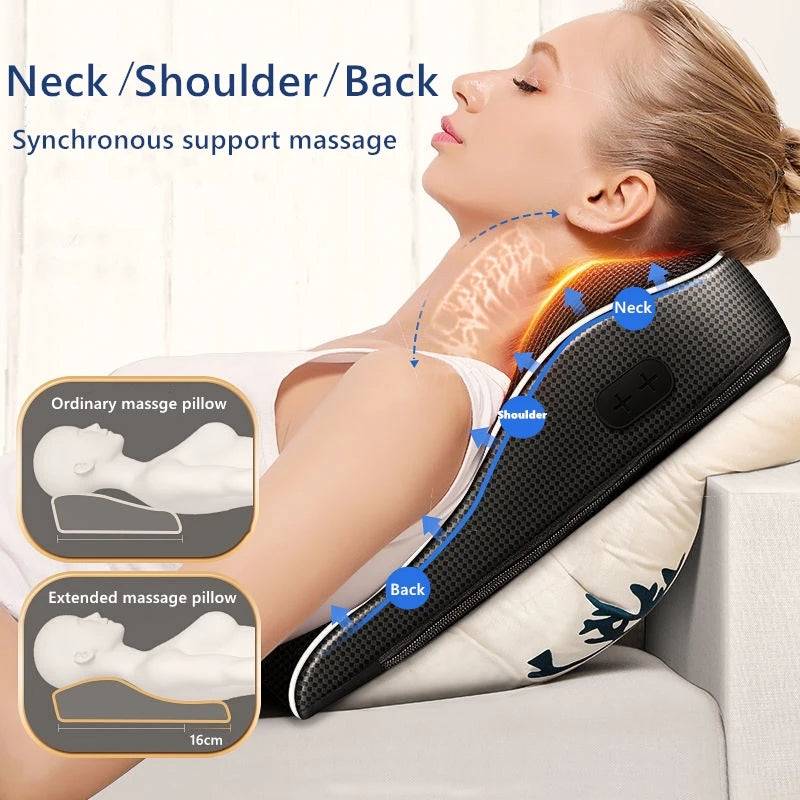 Nacken- und Körpermassagekissen Pro für den Heimgebrauch und Komfort | Lersk