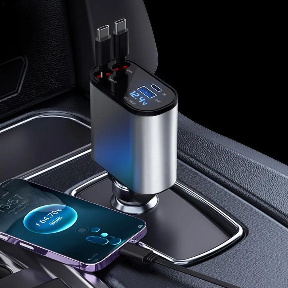 VoltFlux Car Charger for Multiple Devices Fast Charging | Lersk