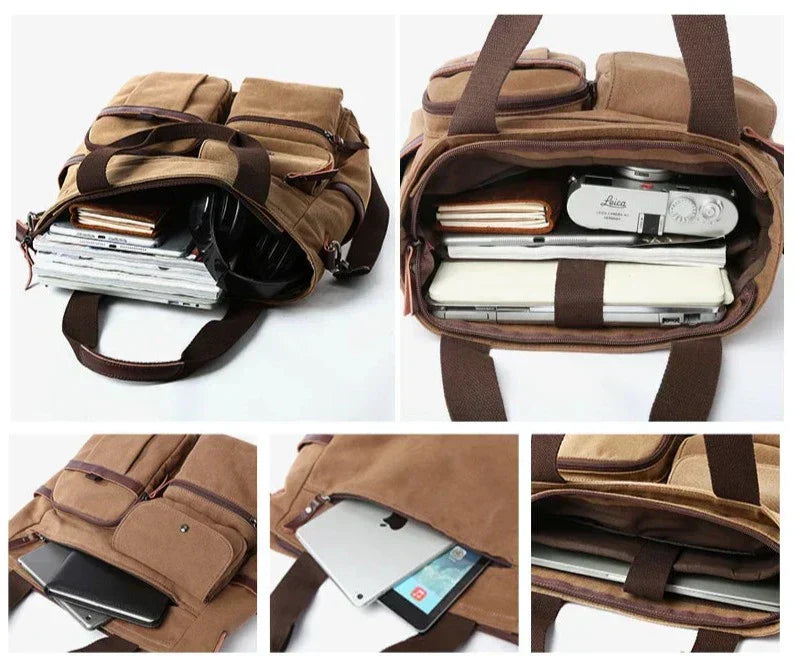 Retro Rover Canvas Satchel | Lersk
