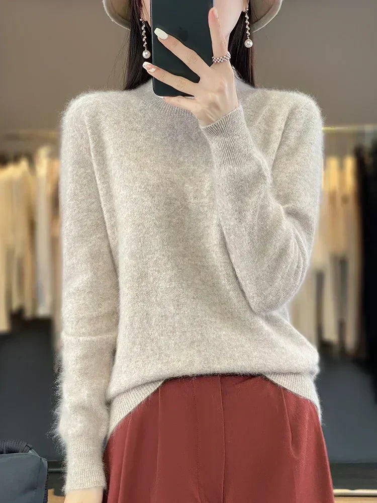Lyria Ultra Miękki Kaszmirowy Sweter Damski 100% Kaszmir | Lersk
