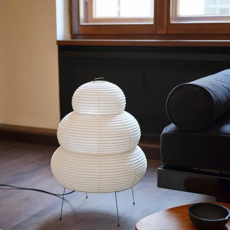 Hinori | Wabi-Sabi Tripod Floor Lamp | Lersk
