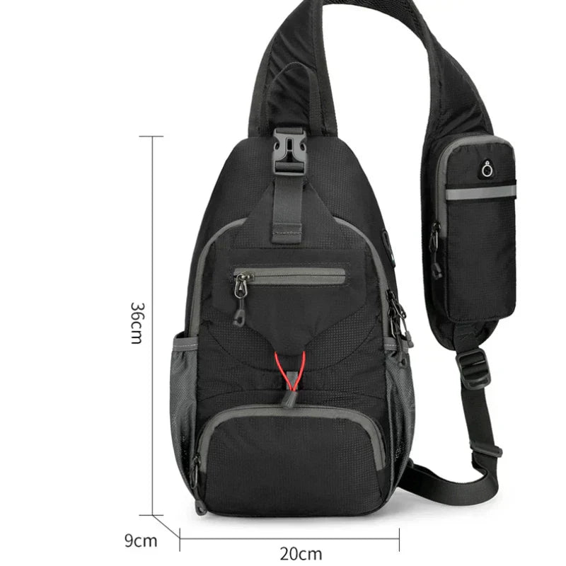 SecurePack Anti-Theft Waterproof Multi-Pocket Shoulder Backpack Lightweight Crossbody Travel Bag | Lersk
