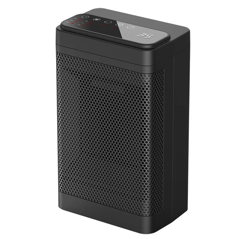 Portable PTC Fan Heater With Remote And Adjustable Temp | Lersk
