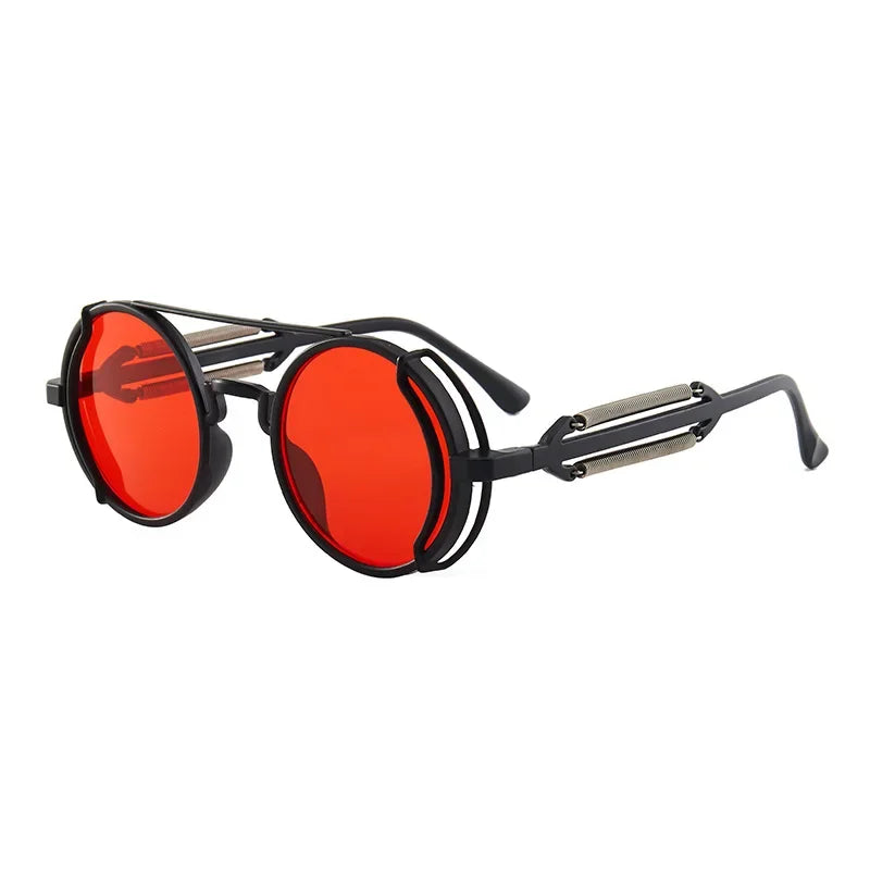 Lunettes de soleil vintage punk NovaRix avec verres miroir classiques | Lersk