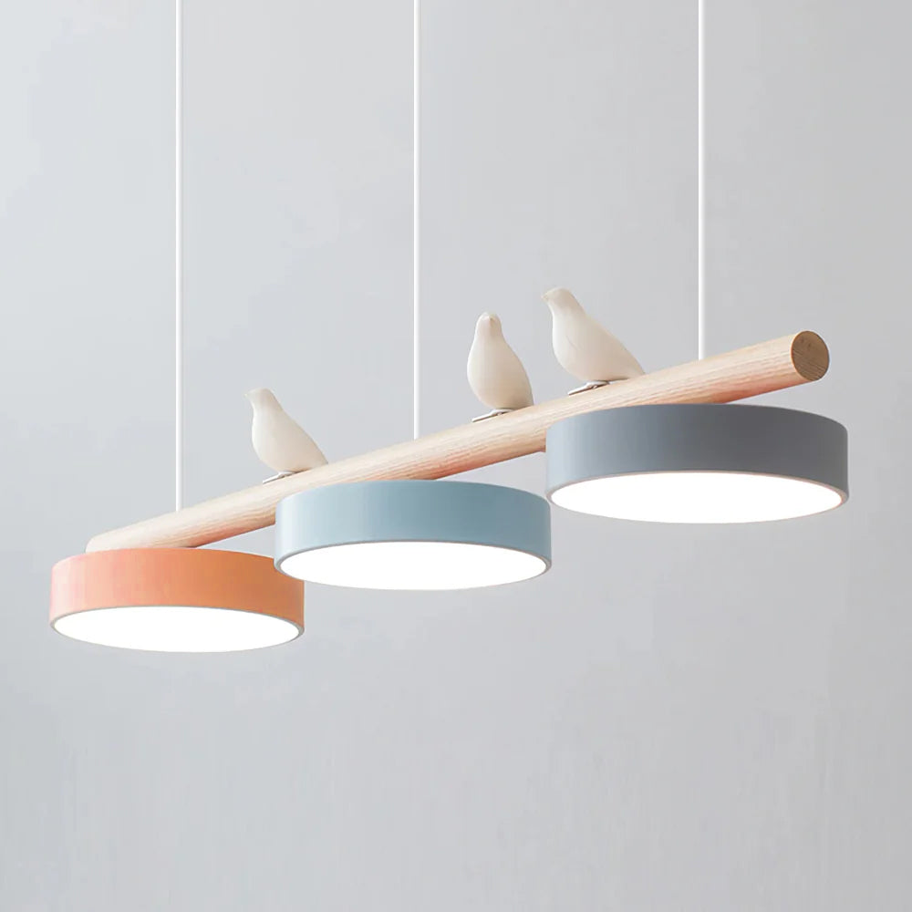 LyraNest Ptačí závěsná lampa Přírodou inspirovaná lampa do domácnosti | Lersk