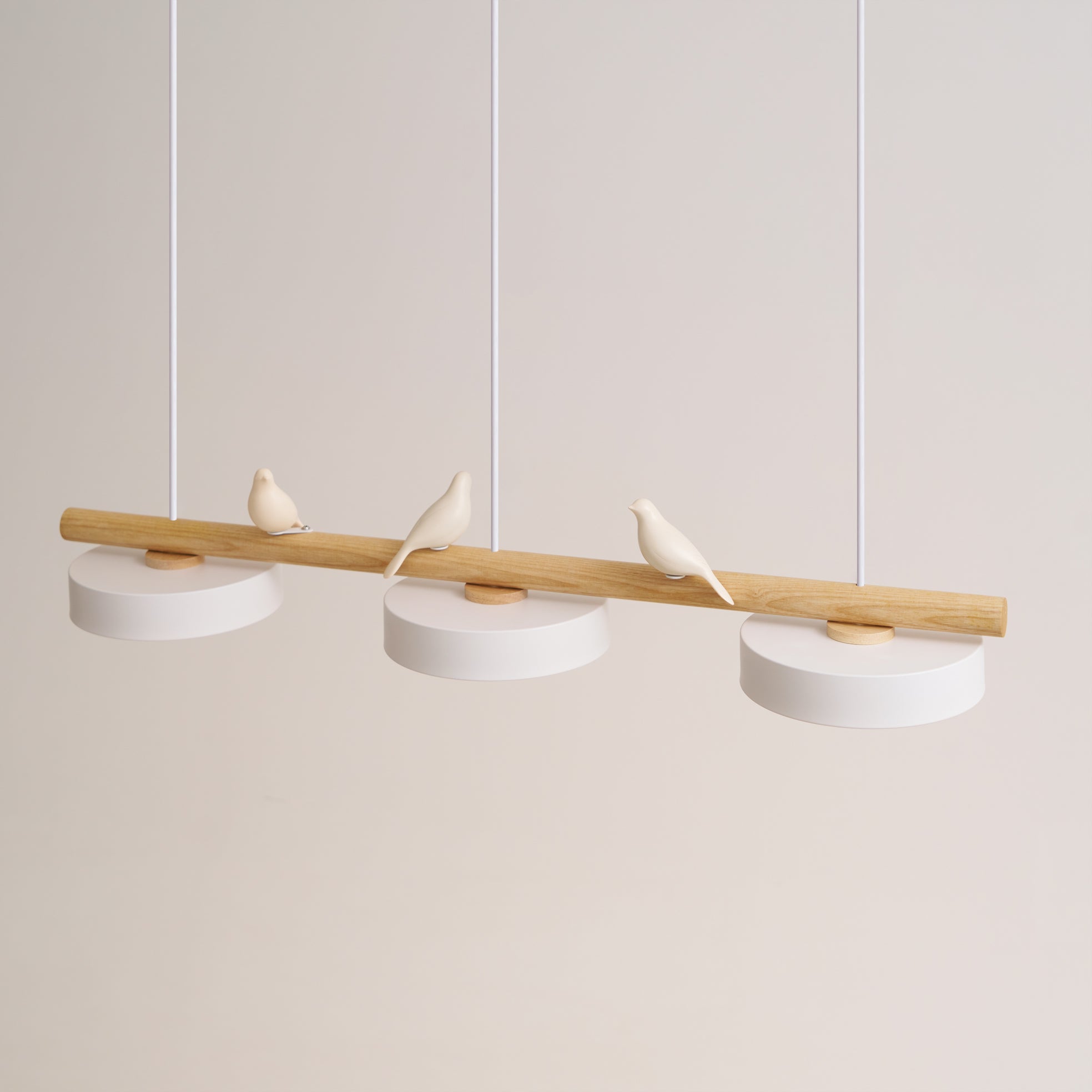 LyraNest Ptačí závěsná lampa Přírodou inspirovaná lampa do domácnosti | Lersk