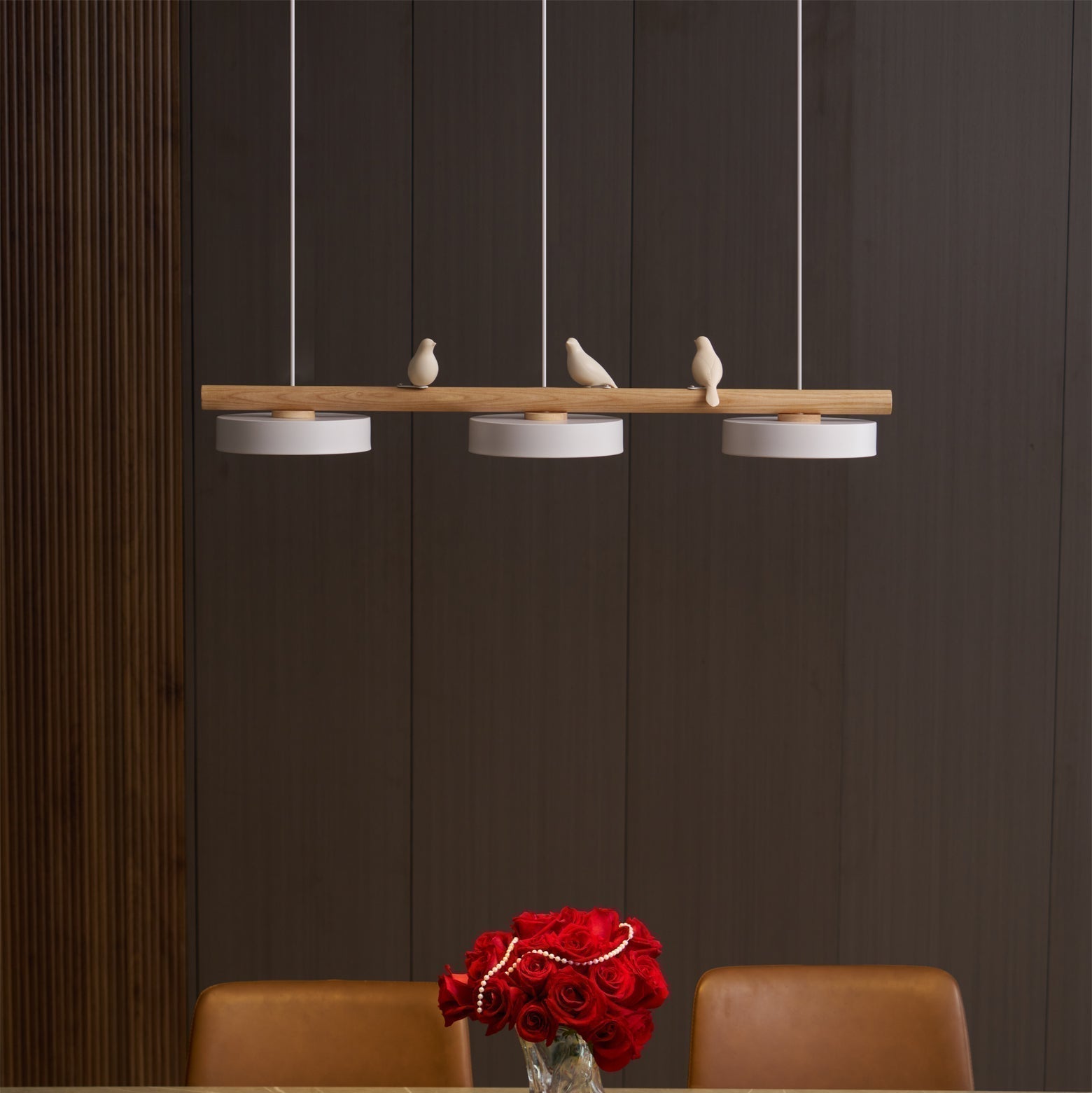 LyraNest Ptačí závěsná lampa Přírodou inspirovaná lampa do domácnosti | Lersk