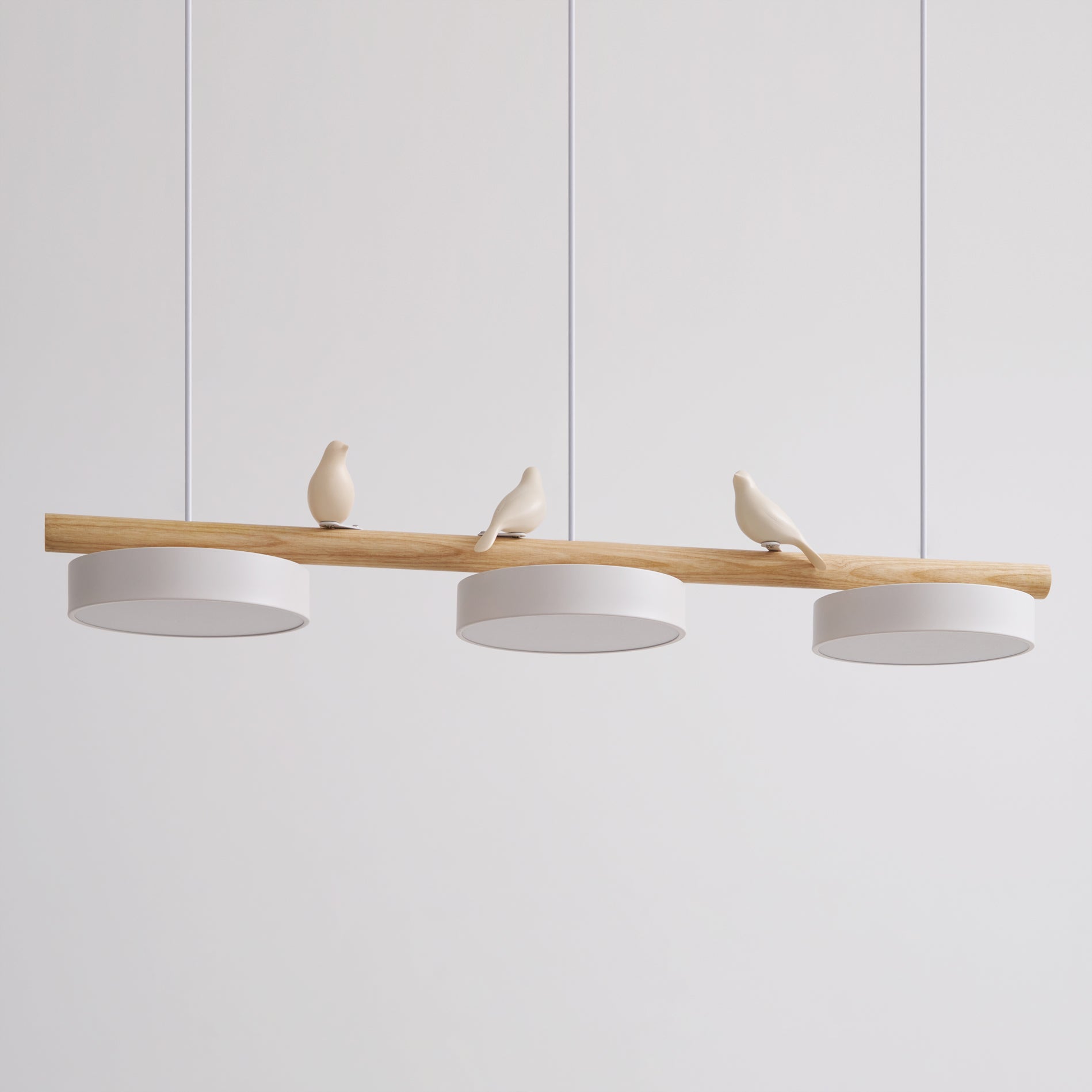 LyraNest Ptačí závěsná lampa Přírodou inspirovaná lampa do domácnosti | Lersk