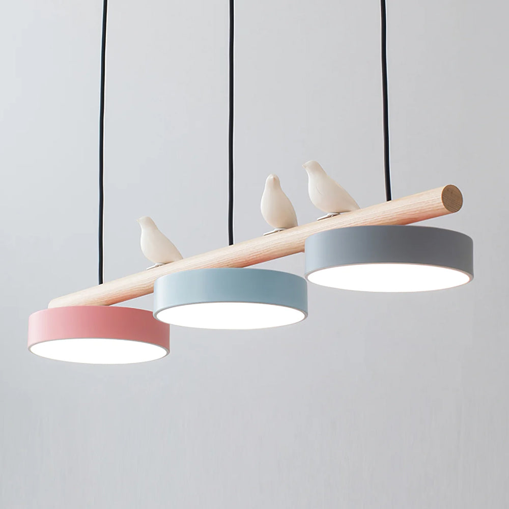 LyraNest Ptačí závěsná lampa Přírodou inspirovaná lampa do domácnosti | Lersk