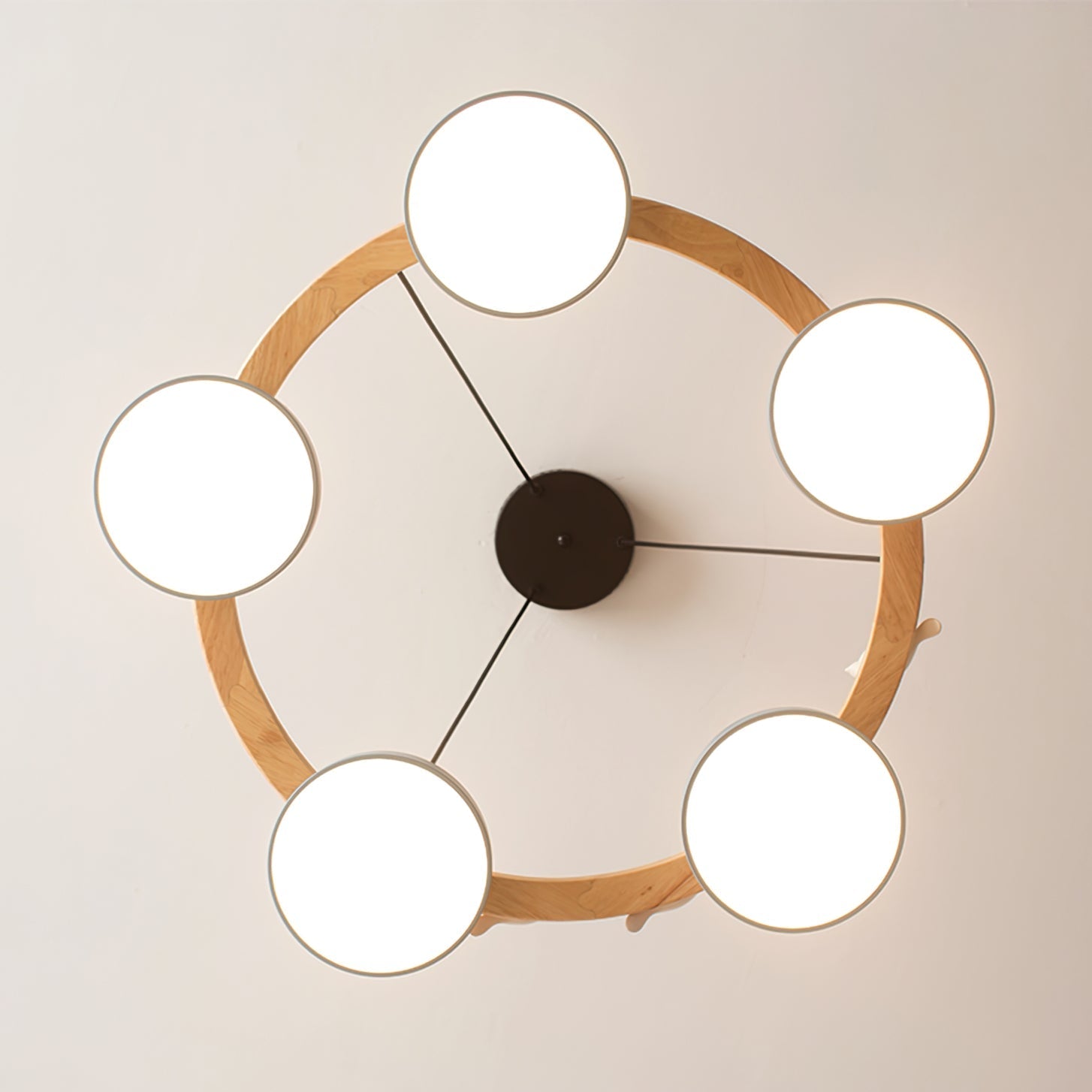 AeroNest Bird Round Chandelier | Multi-Material Fusion | Lersk
