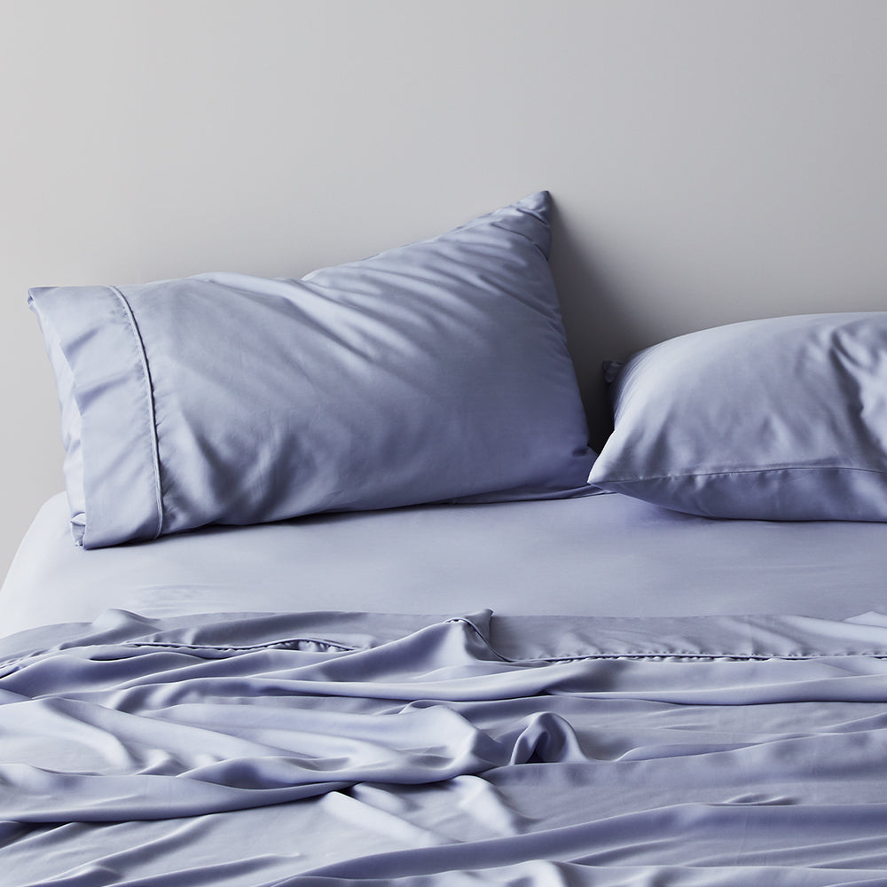 Luxe Bamboo Lyocell Sateen Pillowcase Set With Cooling | Lersk