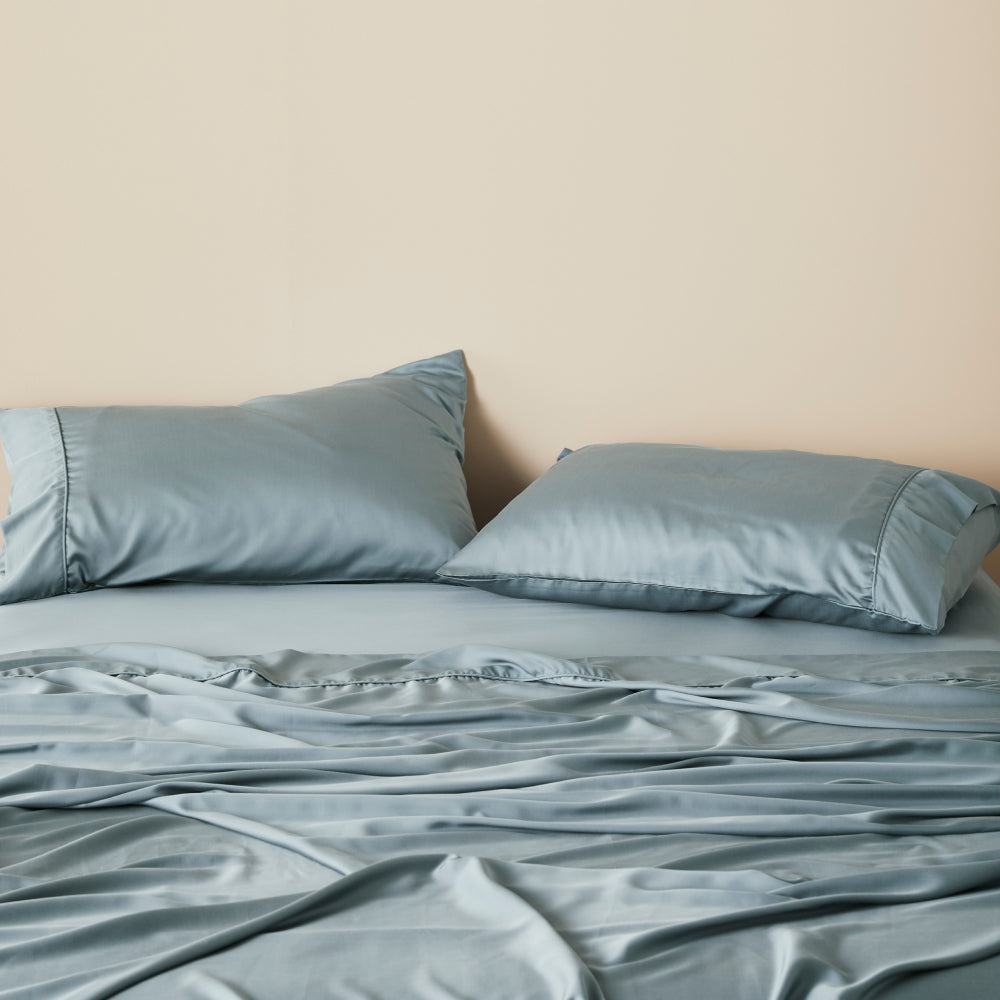 Luxe Bamboo Lyocell Sateen Pillowcase Set With Cooling | Lersk