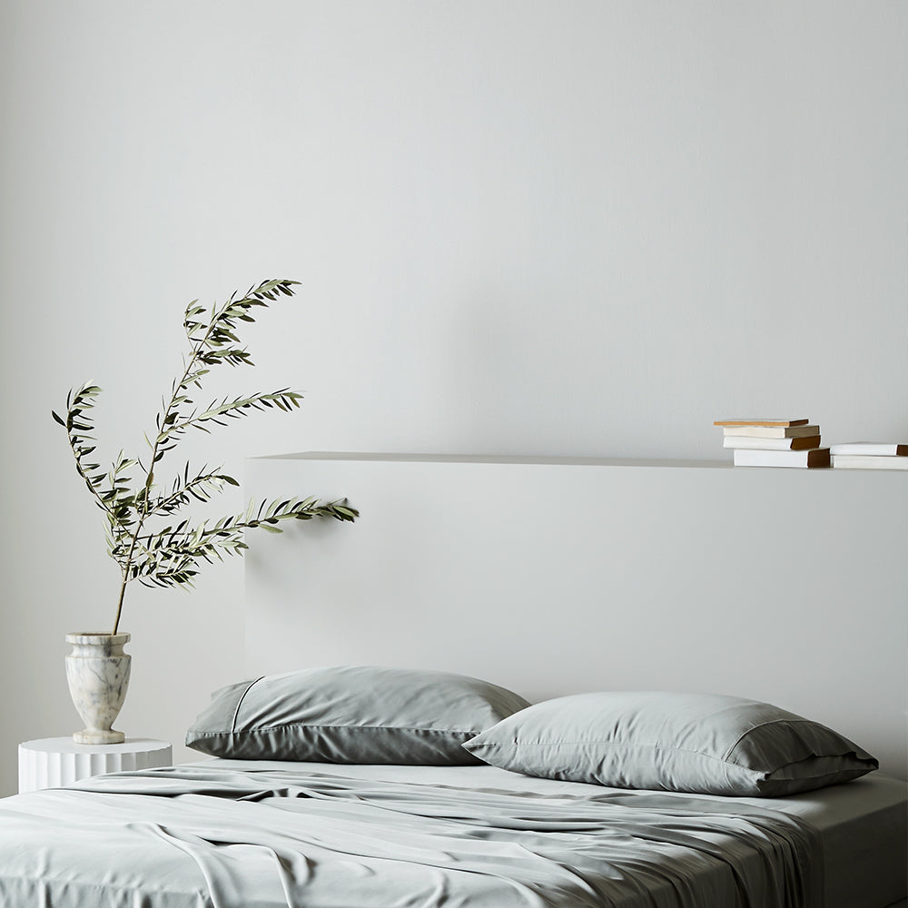 Luxe Bamboo Lyocell Sateen Pillowcase Set With Cooling | Lersk