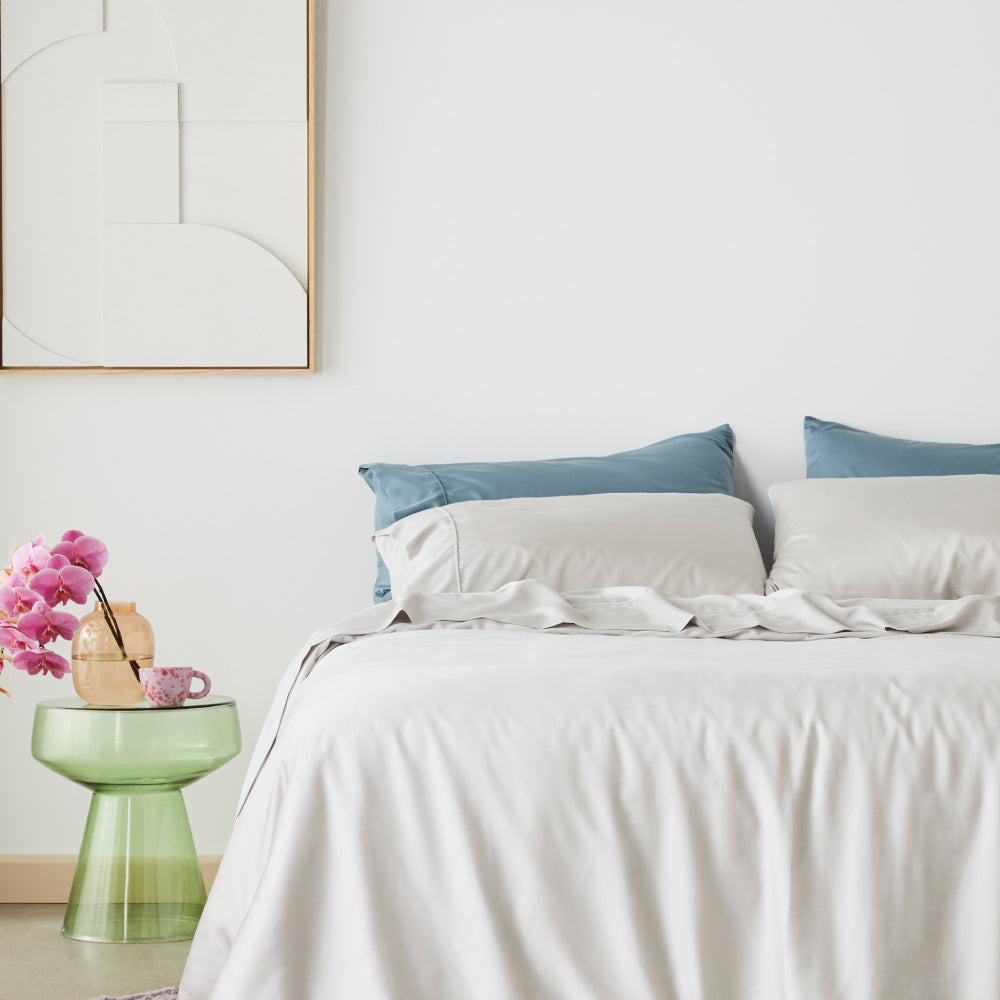 Luxe Bamboo Lyocell Sateen Pillowcase Set With Cooling | Lersk