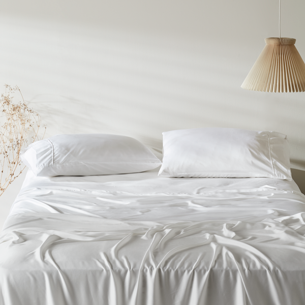 Luxe Bamboo Lyocell Sateen Pillowcase Set With Cooling | Lersk