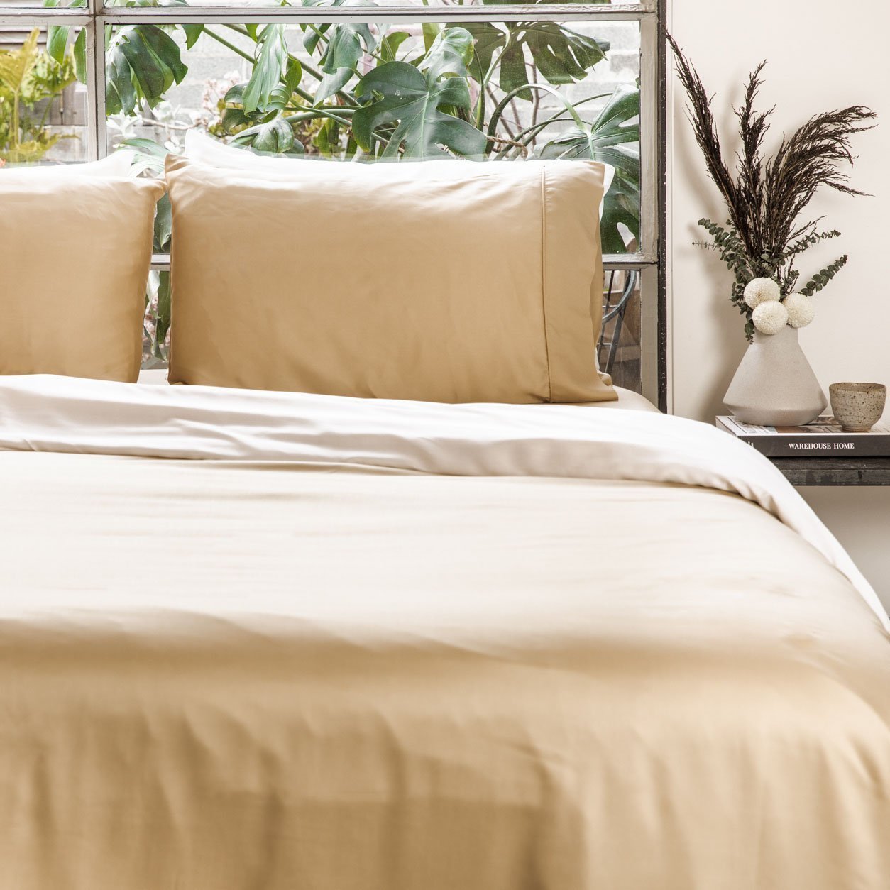 Luxe Bamboo Lyocell Sateen Pillowcase Set With Cooling | Lersk