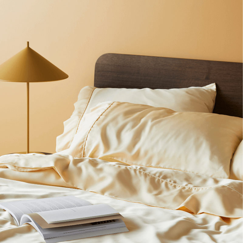 Luxe Bamboo Lyocell Sateen Pillowcase Set With Cooling | Lersk