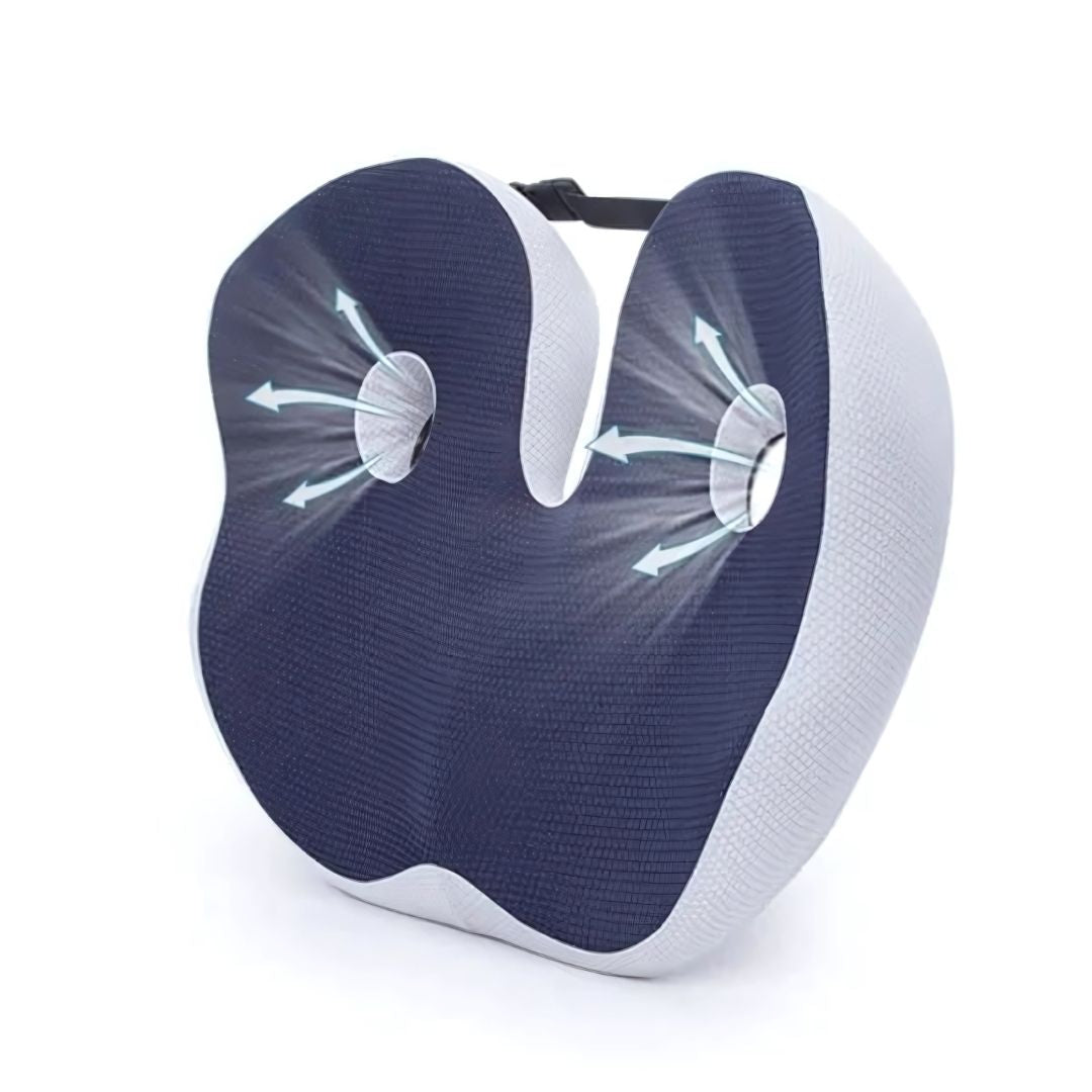 AetherFlex Ergonomisk Hukommelsesskum Sædehynde til Halebenlindring og Holdning | Lersk